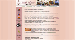 Desktop Screenshot of hotelpavone.com